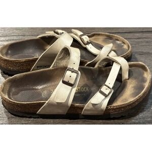 Birkenstock Womens Mayari Birko-Flor Toe Loop Sandals Size 38 US 7